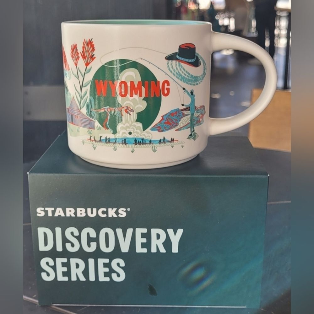 Starbucks NEW 2024 Release Discovery Series WYOMING  14oz Mug - Picture 2 of 6
